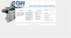 Desktop Screenshot of copy-servis.cz