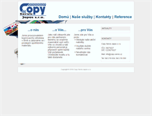 Tablet Screenshot of copy-servis.cz